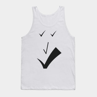 Check face - Tick eyes 10. Tank Top